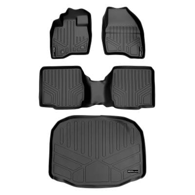 SMARTLINER - SMARTLINER SA0161/B0109/E0082 Front/Rear BLACK Floor Liners Ford Explorer