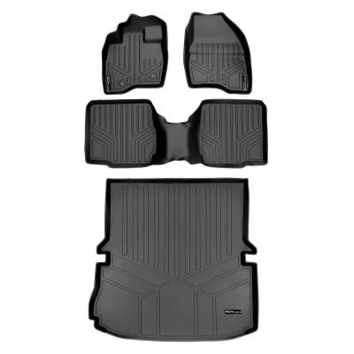 SMARTLINER - SMARTLINER SA0161/B0109/D0082 Front/Rear BLACK Floor Liners Ford Explorer