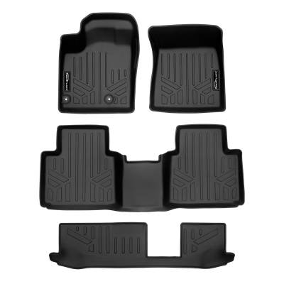 SMARTLINER - SMARTLINER Front/Rear BLACK Floor Liners for Mitsubishi Outlander