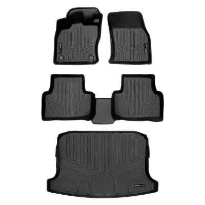 SMARTLINER - SMARTLINER SA0562/B0562/D0562 Front/Rear BLACK Floor Liners for VW Taos