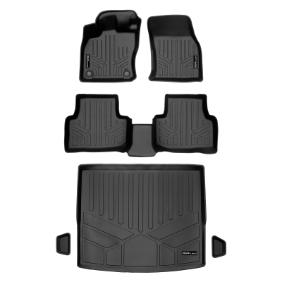 SMARTLINER - SMARTLINER SA0562/B0562/D0727 Front/Rear BLACK Floor Liners for VW Taos