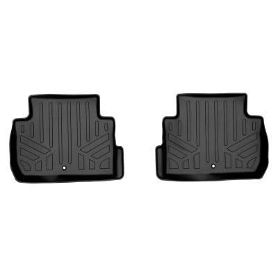 SMARTLINER - SMARTLINER SB0554 2nd Row BLACK Floor Liners for Kia Stinger