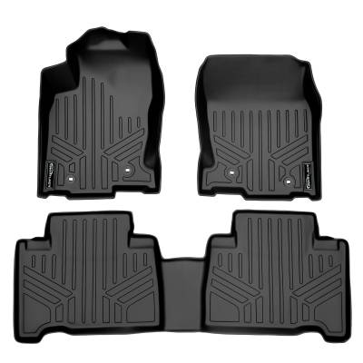 SMARTLINER - SMARTLINER SA0168/B0168 Front/Rear BLACK Floor Liners for Lexus NX