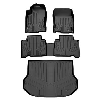 SMARTLINER - SMARTLINER SA0168/B0168/D0168 Front/Rear BLACK Floor Liners for Lexus NX