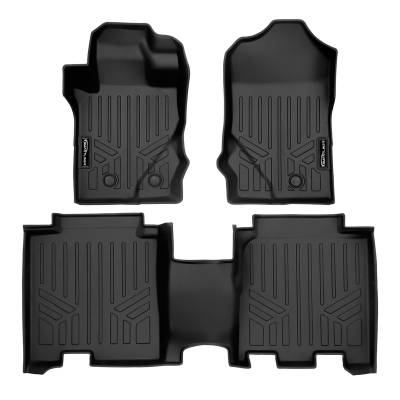 SMARTLINER - SMARTLINER SA0566/B0566 Front/Rear BLACK Floor Liners Ford Bronco 4DR
