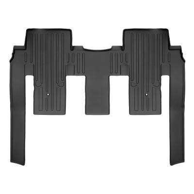 SMARTLINER - SMARTLINER SB0556 2nd Row BLACK Floor Liners for Kia Carnival