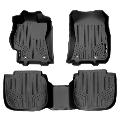 SMARTLINER - Smartliner SA0170/B0170 Front/Rear BlackFloor Liners for Subaru Legacy/Outback