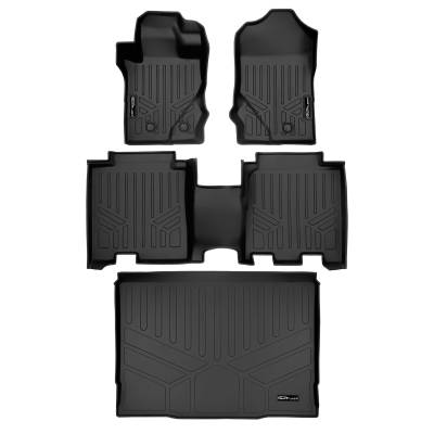 SMARTLINER - Smartliner SA0566/B0566/D0566 Front/Rear BlackFloor Liners for Ford Bronco 4DR