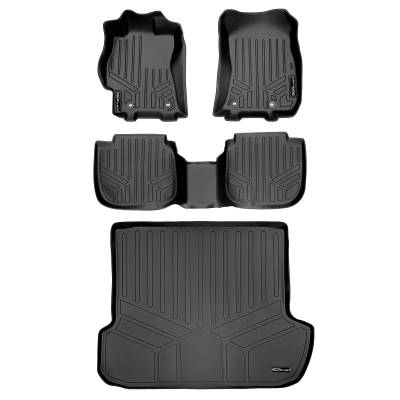 SMARTLINER - Smartliner SA0170/B0170/D0170 Front/Rear BlackFloor Liners for Subaru Outback