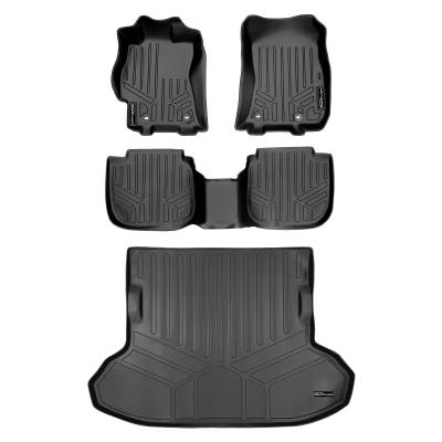SMARTLINER - Smartliner SA0170/B0170/D0171 Front/Rear BlackFloor Liners for Subaru Legacy