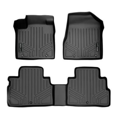 SMARTLINER - SMARTLINER SA0173/B0173 Front/Rear BLACK Floor Liners for Nissan Murano