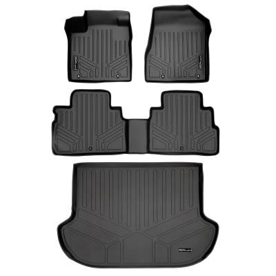 SMARTLINER - SMARTLINER SA0173/B0173/D0173 Front/Rear BLACK Floor Liners for Nissan Murano