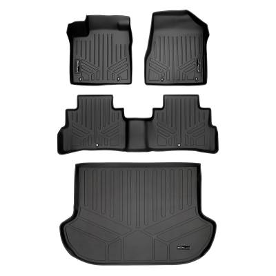 SMARTLINER - SMARTLINER SA0173/B0509/D0173 Front/Rear BLACK Floor Liners for Nissan Murano