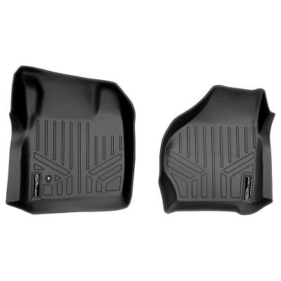 SMARTLINER - SMARTLINER SA0176 Front Black Floor Liners Super Duty Ext/Crew