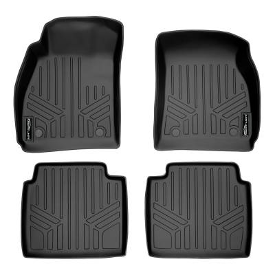 SMARTLINER - SMARTLINER SA0189/B0189 Front/Rear BLACK Floor Liners Buick LaCrosse