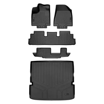 SMARTLINER - SMARTLINER SA0567/B0567/C0579/D0567 F/R Floor Liners w/Cargo Blk for Pathfinder