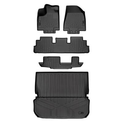 SMARTLINER - SMARTLINER SA0567/B0567/C0579/D0579 Front/Rear Floor Liners w/Cargo Blk for QX60
