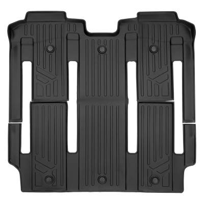 SMARTLINER - SMARTLINER SB0576 2nd Row BLACK Floor Liners for Toyota Sienna