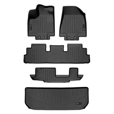 SMARTLINER - SMARTLINER SA0567/B0567/C0579/E0579 F/R Floor Liners w/Cargo Liner Blk for QX60