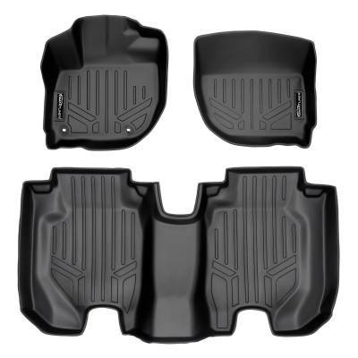 SMARTLINER - SMARTLINER SA0193/B0193 Front/Rear BLACK Floor Liners Honda HR-V