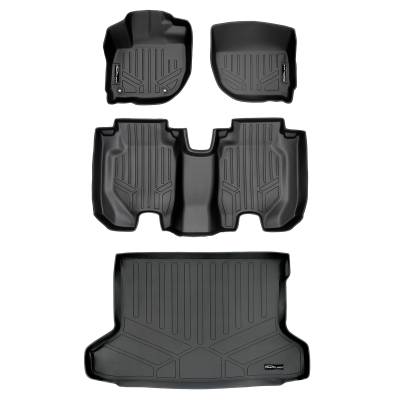 SMARTLINER - SMARTLINER SA0193/B0193/D0193 Front/Rear BLACK Floor Liners Honda HR-V