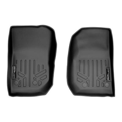 SMARTLINER - SMARTLINER SA0194 Front BLACK Floor Liners for Jeep Wrangler JK