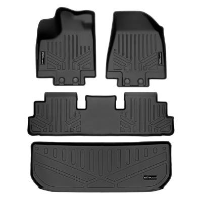 SMARTLINER - SMARTLINER SA0567/B0567/E0579 Front/Rear Black Floor Liners for Infiniti QX60