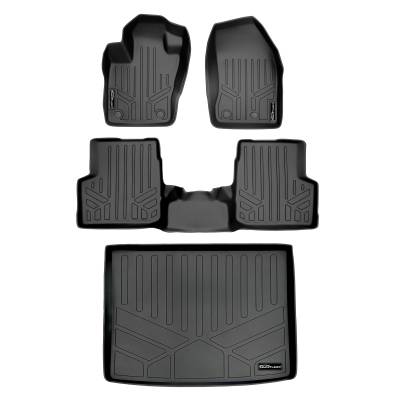 SMARTLINER - SMARTLINER SA0196/B0196/D0196 Front/Rear BlackFloor Liners for Jeep Renegade