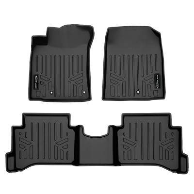 SMARTLINER - Smartliner SA0572/B0572 Front/Rear BLACK Floor Liners for Hyundai Ioniq
