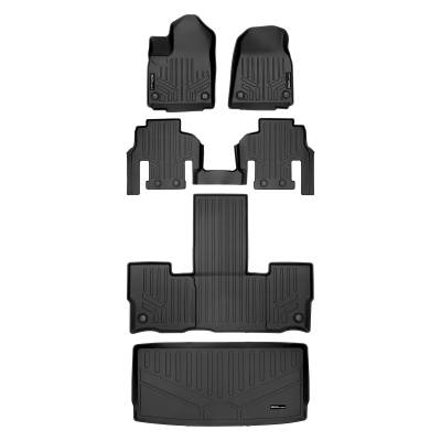 SMARTLINER - SMARTLINER SA0573/B0573/C0573/E0573 Front/Rear BLACK Floor Liners for Wagoneer