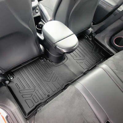SMARTLINER - SMARTLINER SB0601 2nd Row BLACK Floor Liners for Hyundai Ioniq 5