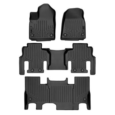 SMARTLINER - SMARTLINER SA0573/B0589/C0589 Front/Rear BLACK Floor Liners for Grand Wagoneer