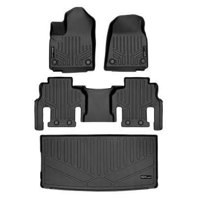 SMARTLINER - SMARTLINER SA0573/B0589/E0580 Front/Rear BLACK Floor Liners for Grand Wagoneer