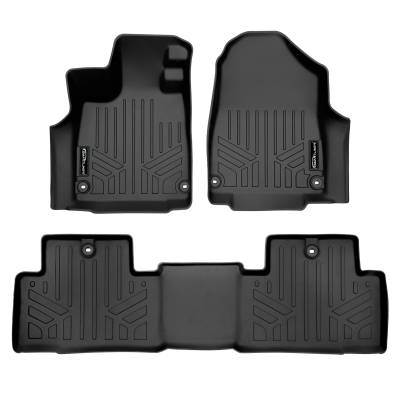 SMARTLINER - SMARTLINER SA0581/B0581 Front/Rear BLACK Floor Liners Acura MDX