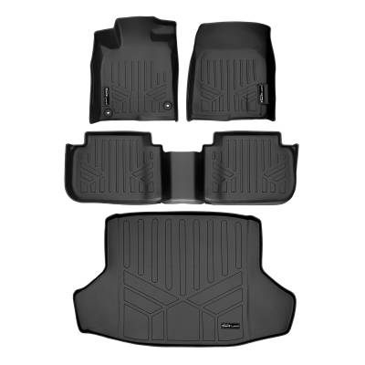 SMARTLINER - SMARTLINER SA0586/B0586/D0586 Front/Rear BLACK Floor Liners Honda Civic