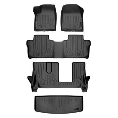 SMARTLINER - SMARTLINER SA0230/B0248/C0248/E0230 Front/Rear BLACK Floor Liners XT6/Acadia