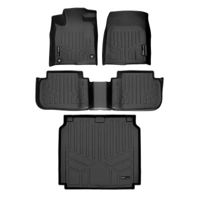SMARTLINER - SMARTLINER SA0586/B0586/D0681 Front/Rear BLACK Floor Liners Acura Integra