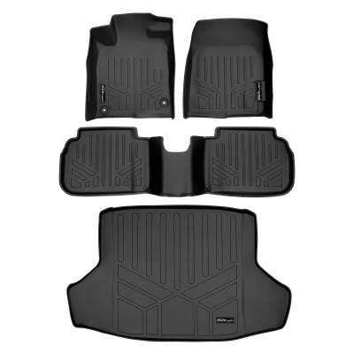 SMARTLINER - SMARTLINER SA0586/B0597/D0586 Front/Rear BLACK Floor Liners Honda Civic