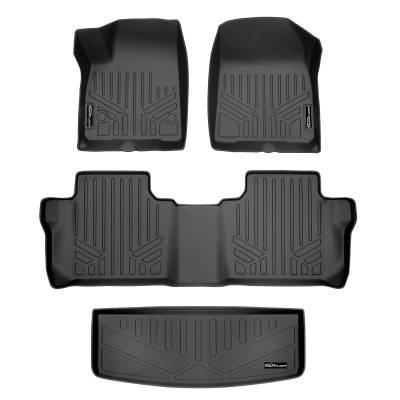 SMARTLINER - SMARTLINER SA0230/B0248/E0230 Front/Rear BLACK Floor Liners XT6/Acadia