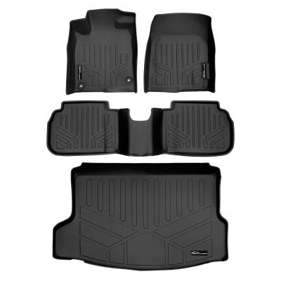 SMARTLINER - SMARTLINER SA0586/B0597/D0597 Front/Rear BLACK Floor Liners Honda Civic