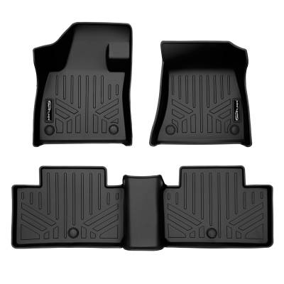 SMARTLINER - SMARTLINER SA0587/B0587 Front/Rear BLACK Floor Liners for Infiniti QX50/QX55