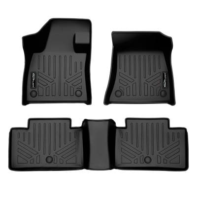 SMARTLINER - SMARTLINER SA0587/B0602 Front/Rear BLACK Floor Liners for Infiniti QX50/QX55