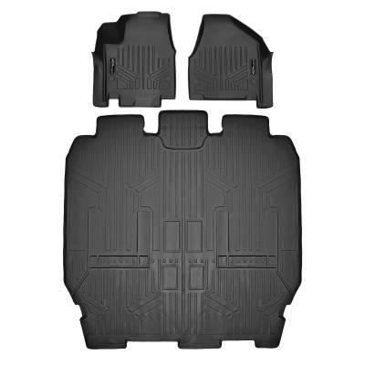 SMARTLINER - SMARTLINER SA0232/B0291 Front/Rear BLACK Floor Liners for Chrysler Pacifica