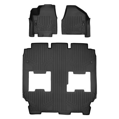 SMARTLINER - SMARTLINER SA0232/B0349 Front/Rear BLACK Floor Liners for Pacifica Hybrid