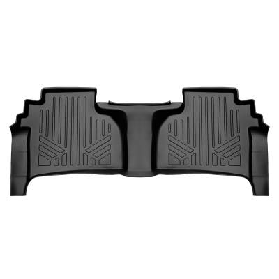 SMARTLINER - SMARTLINER SB0649 2nd Row BLACK Floor Liners Silverado/Sierra Ext