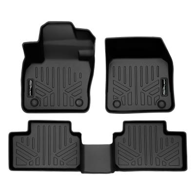 SMARTLINER - SMARTLINER SA0588/B0588 Front/Rear BLACK Floor Liners for Volco XC40