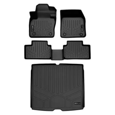SMARTLINER - SMARTLINER SA0588/B0588/D0588 Front/Rear BLACK Floor Liners for Volco XC40
