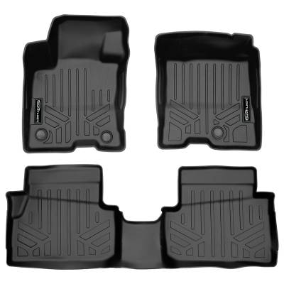 SMARTLINER - SMARTLINER SA0591/B0591 Front/Rear BLACK Floor Liners Ford Maverick