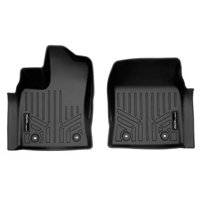 SMARTLINER - SMARTLINER SA0593 Front BLACK Floor Liners for Toyota Tundra Dbl/CrewMax