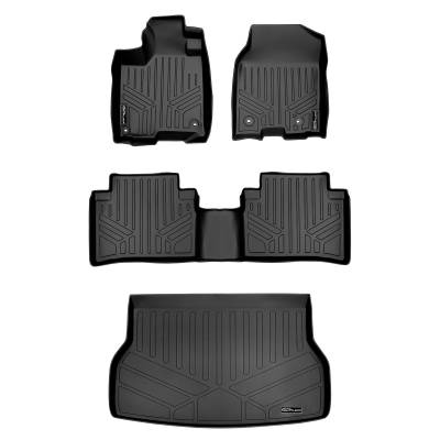 SMARTLINER - SMARTLINER SA0235/B0235/D0235 Front/Rear BLACK Floor Liners Acura RDX
